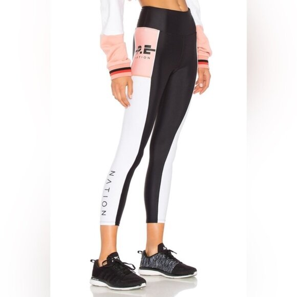 P.E Nation Without Limits Legging High Rise Waist 7/8 length Black Size Small - Picture 9 of 16